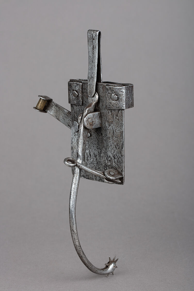 Mechanical Rowel Spur, Iron alloy, copper alloy, German