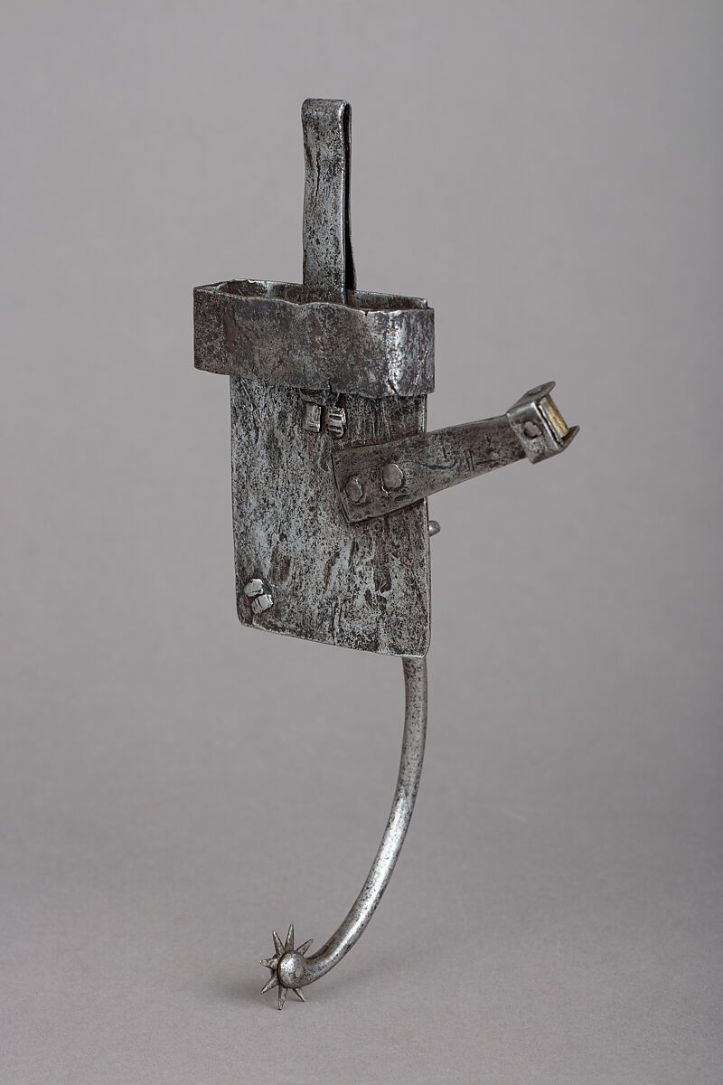 Mechanical Rowel Spur, Iron alloy, copper alloy, German