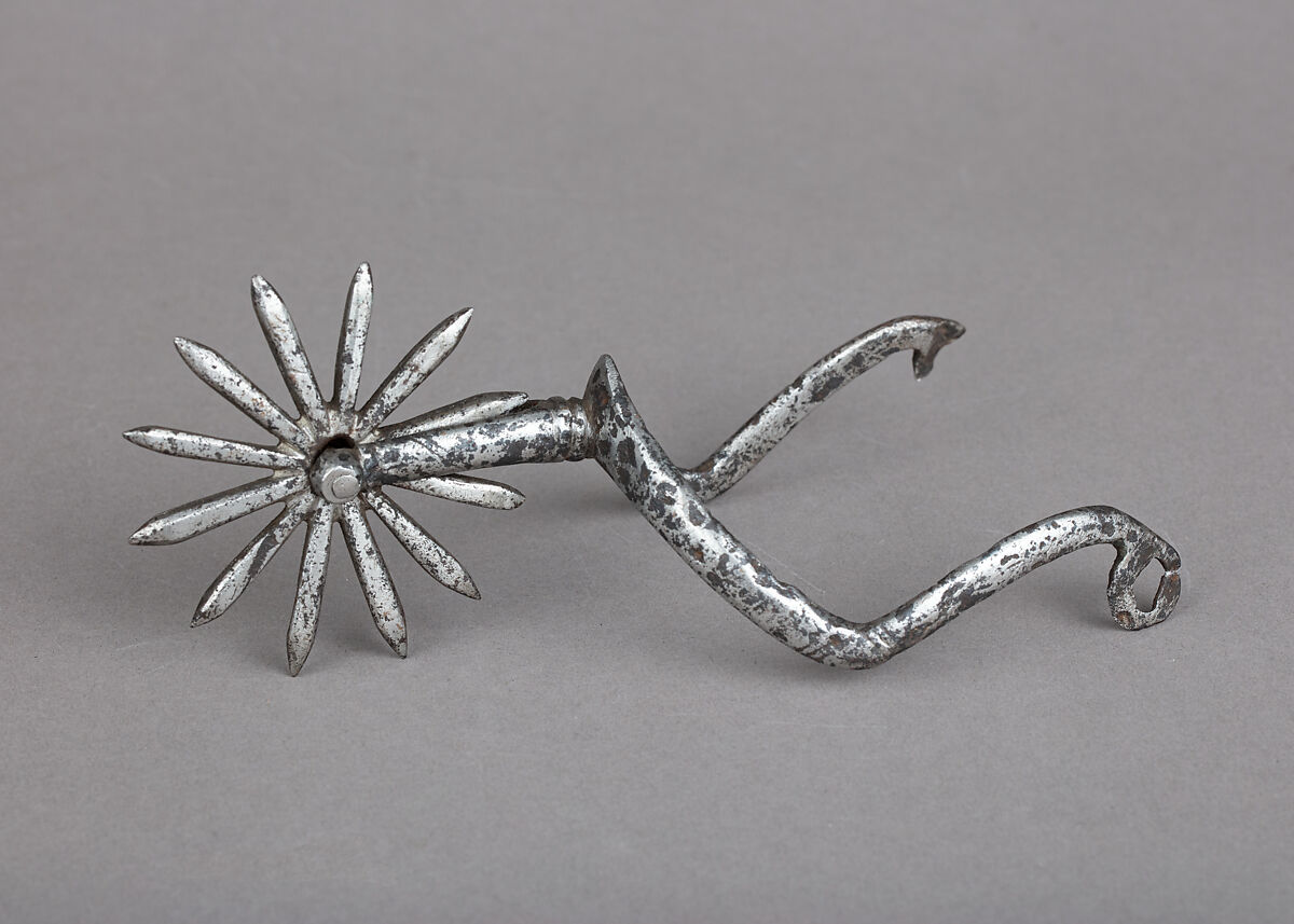 Rowel Spur, Iron alloy, possibly German