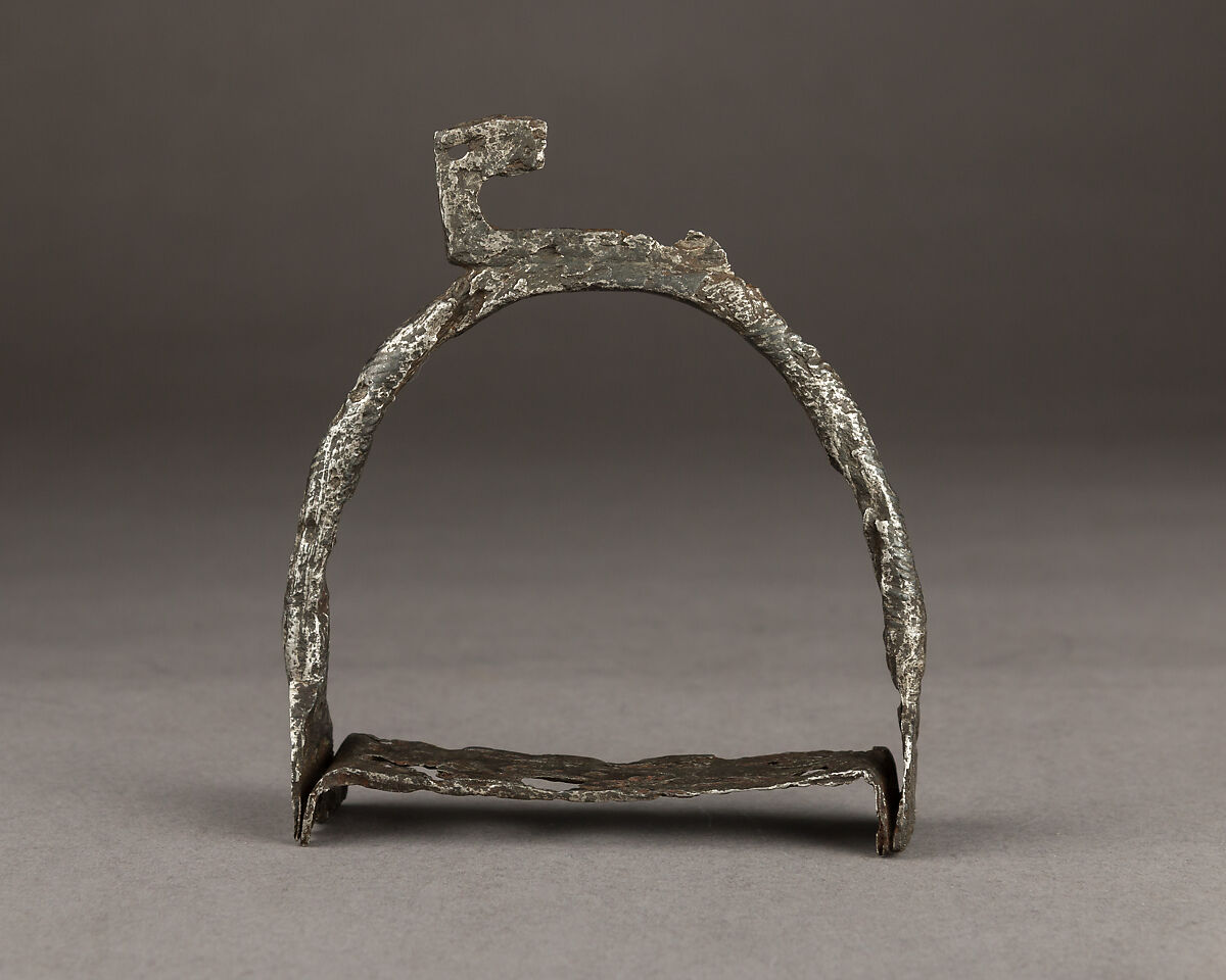 Stirrup, Iron, silver, Germanic 