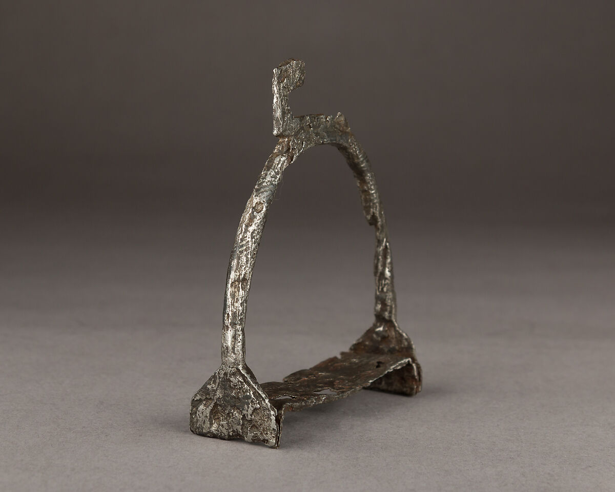 Stirrup, Iron, silver, Germanic