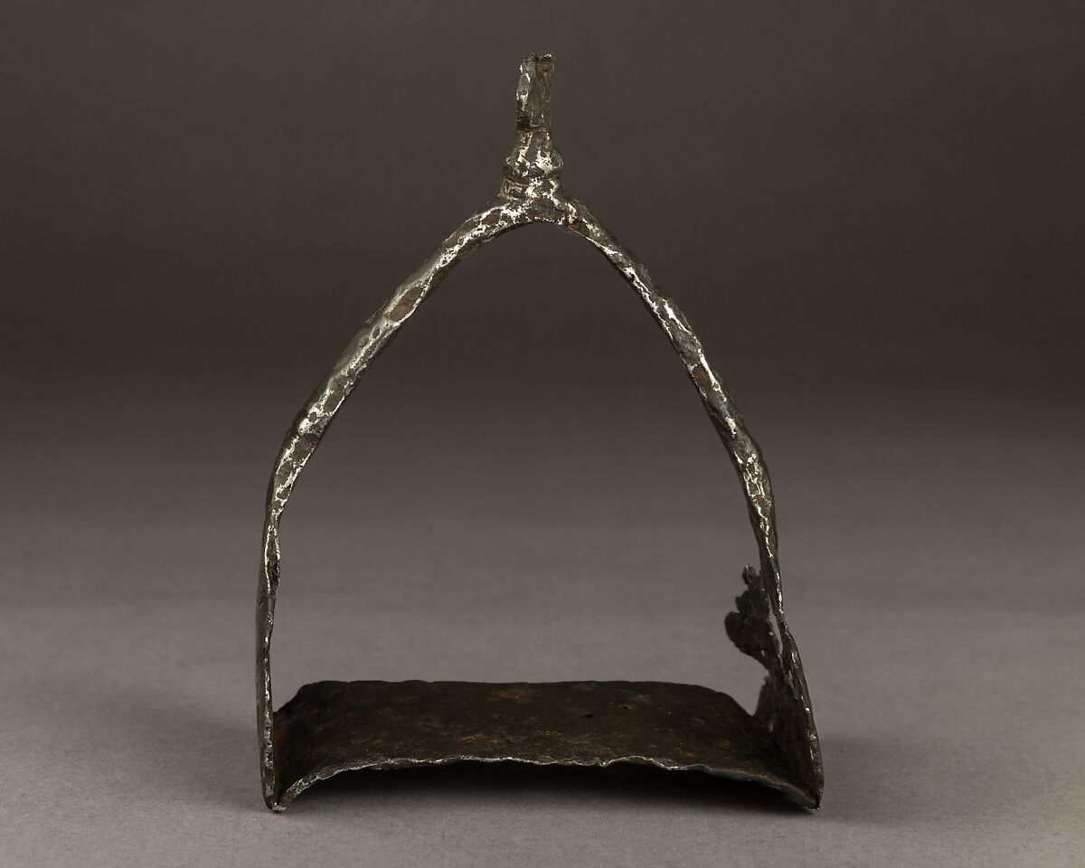 Stirrup, Iron, silver, Germanic or Slavic