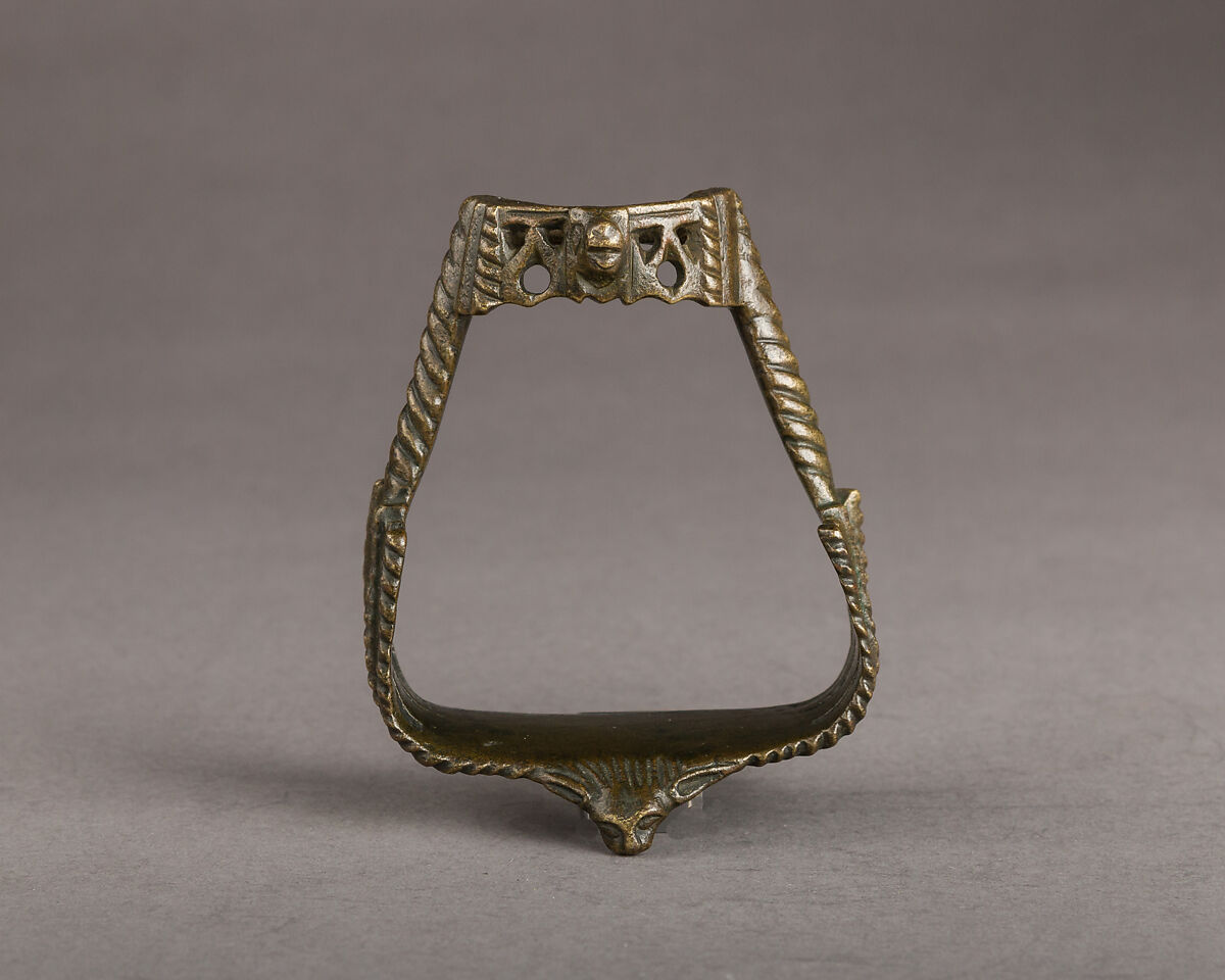 Stirrup for a Child, Copper alloy, German or Bohemian 