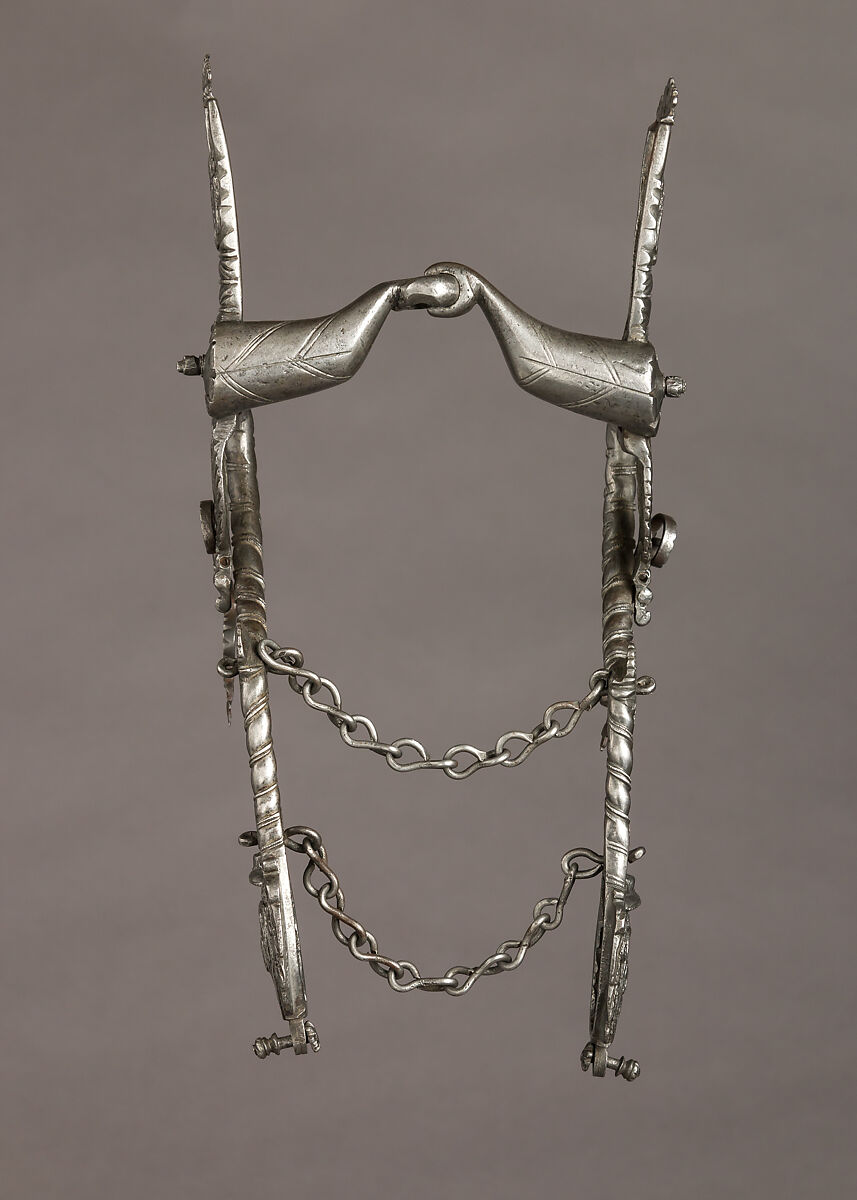 Curb Bit of Johannes Philip of Lamberg, Bishop of Passau (1651-1712), Iron alloy, tin, German