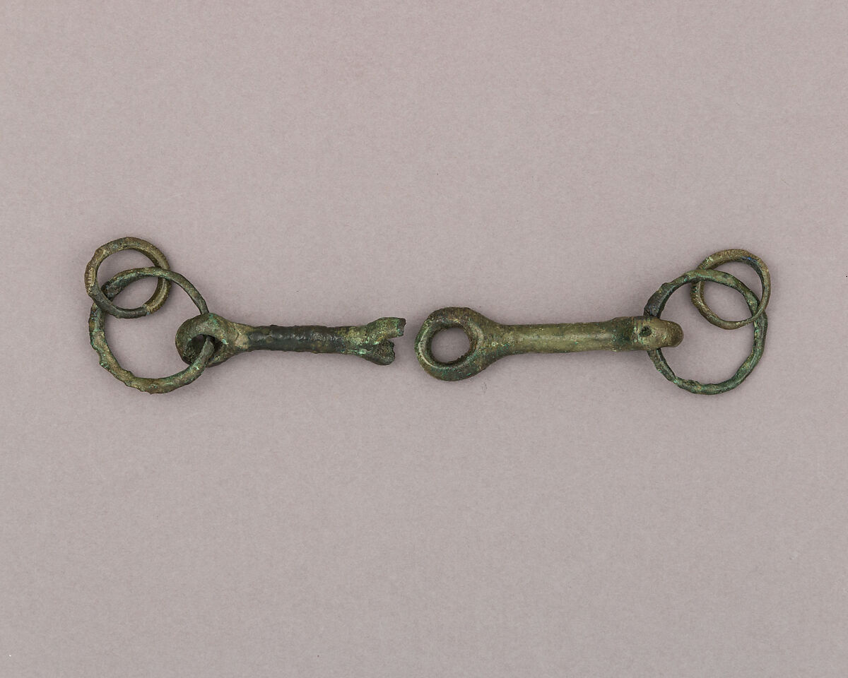 Snaffle Bit, Copper alloy (bronze), European 