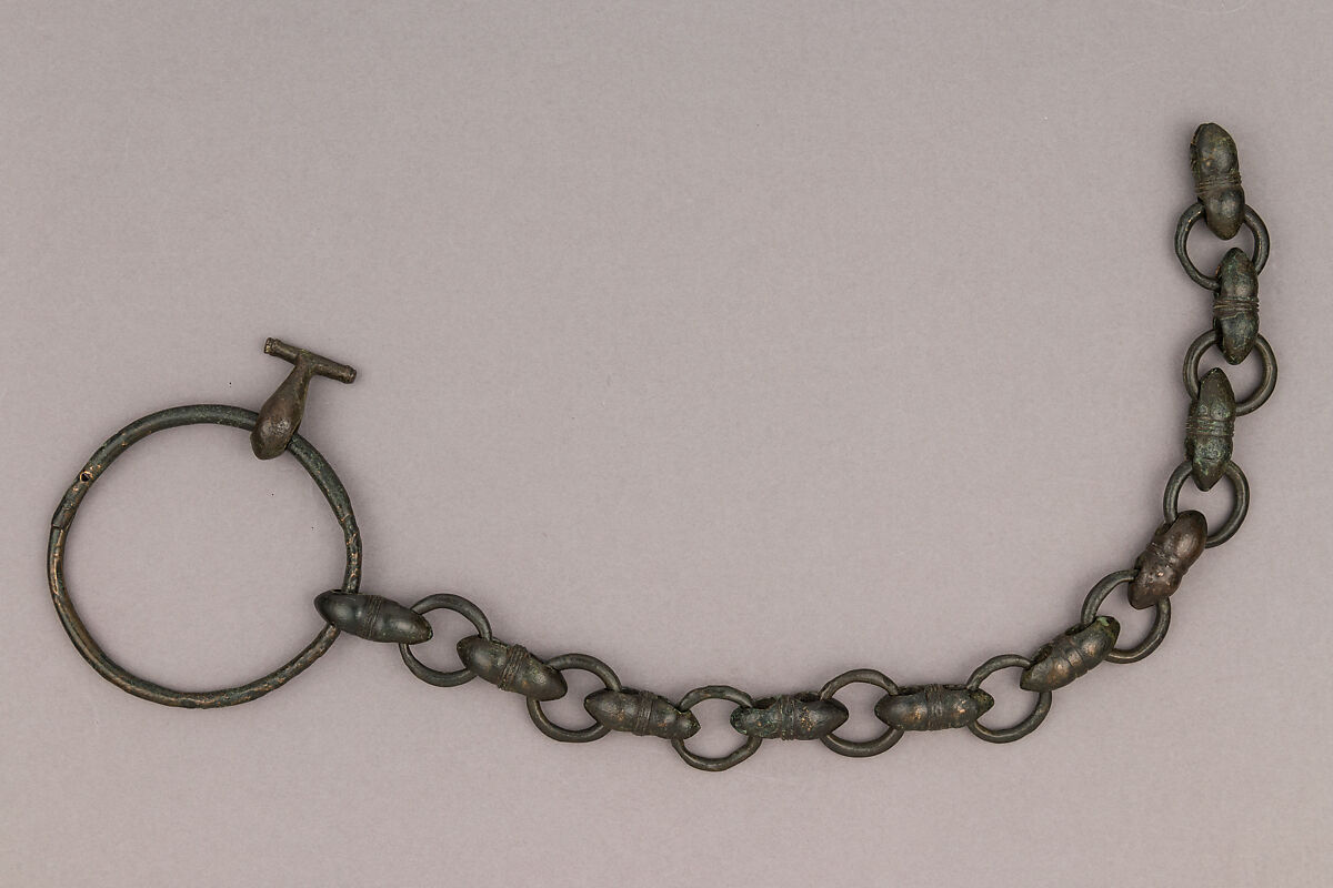 Fragment of a Curb Bit, Copper alloy, Germanic, Saxony 