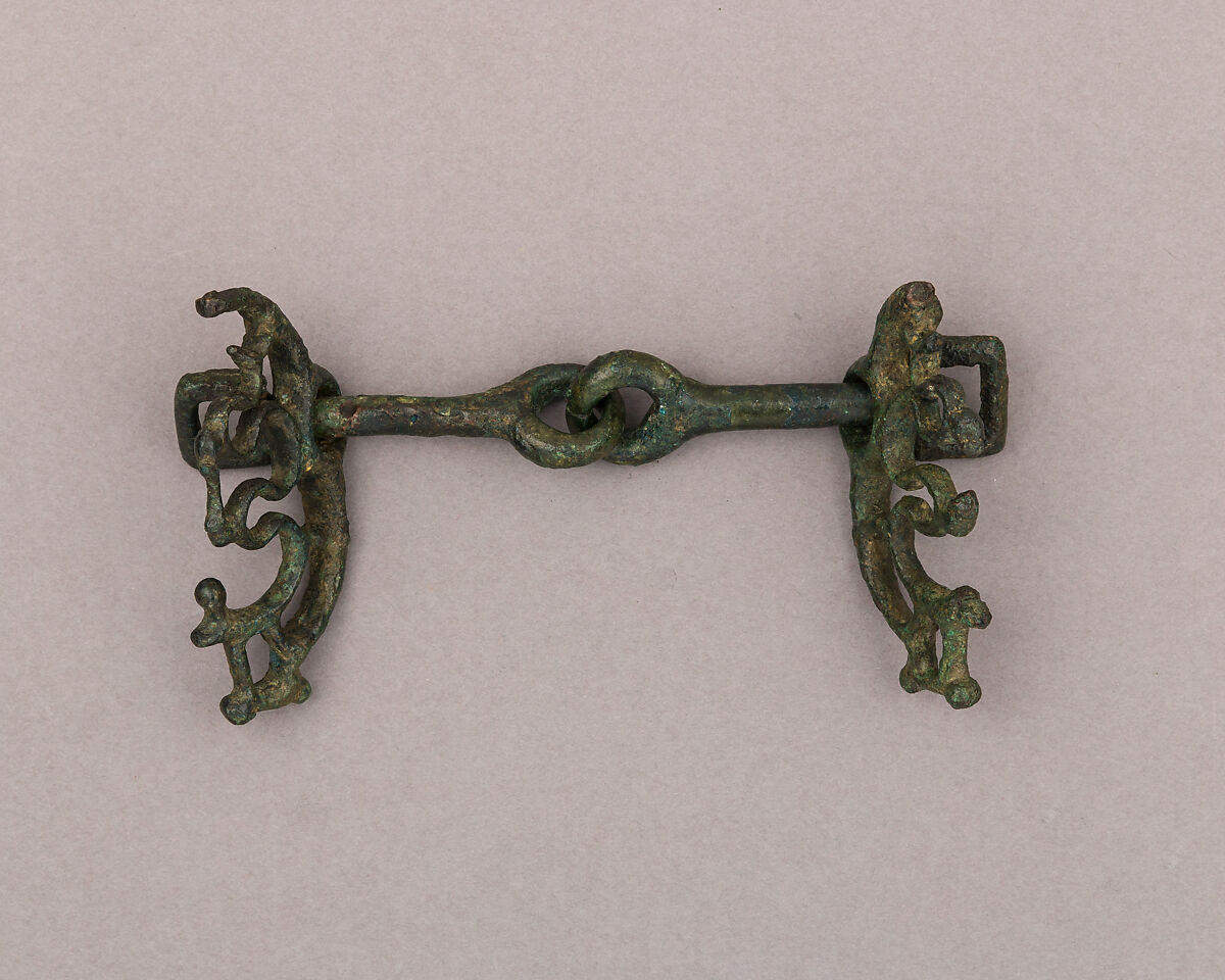 Snaffle Bit, Copper alloy (bronze), Villanovan, possibly Bologna 