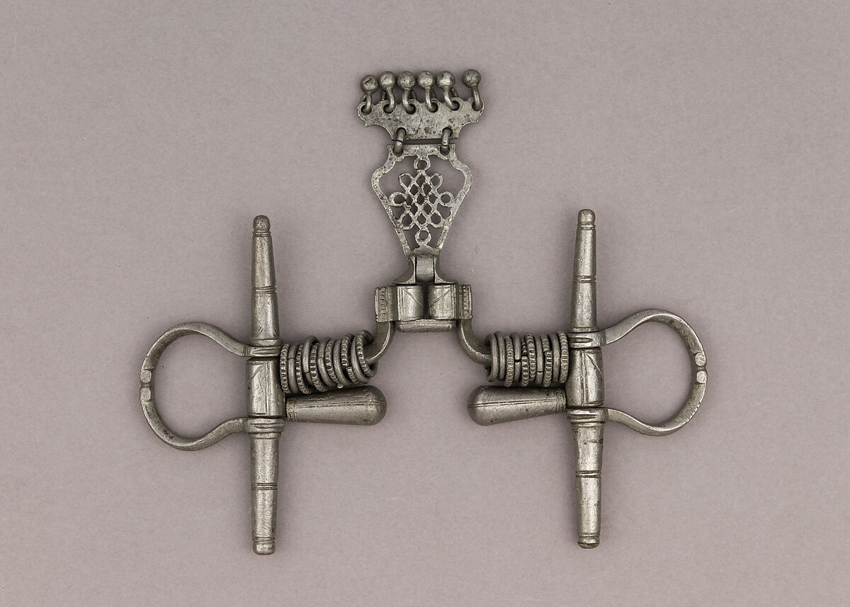 Snaffle Bit, Iron alloy, tin, German 