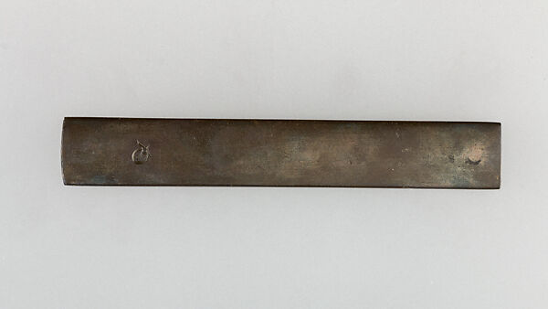 Knife Handle (Kozuka), Copper-silver alloy (shibuichi), gold, silver, copper, Japanese