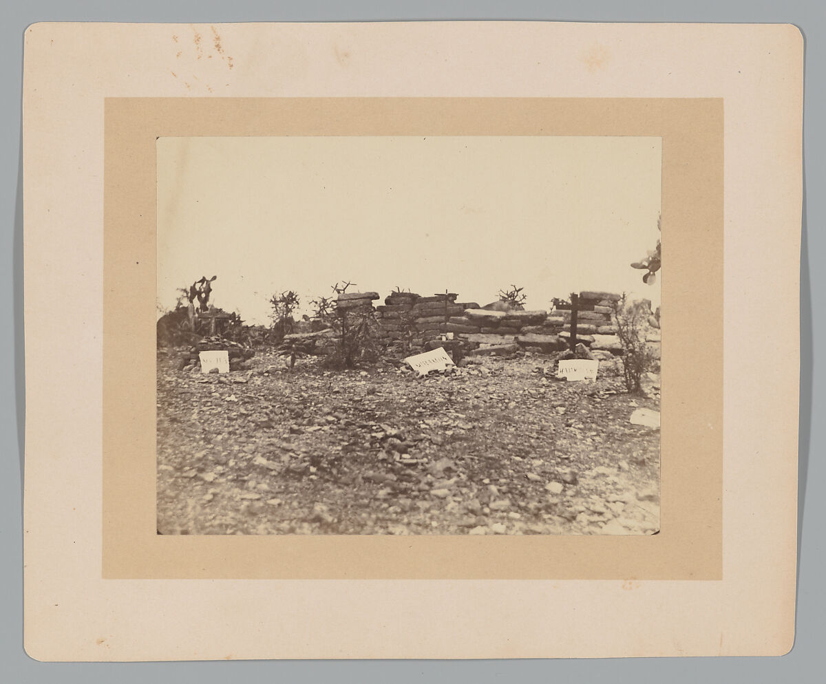 [Death Scene], François Aubert (French, 1829–1906), Albumen silver print from glass negative 