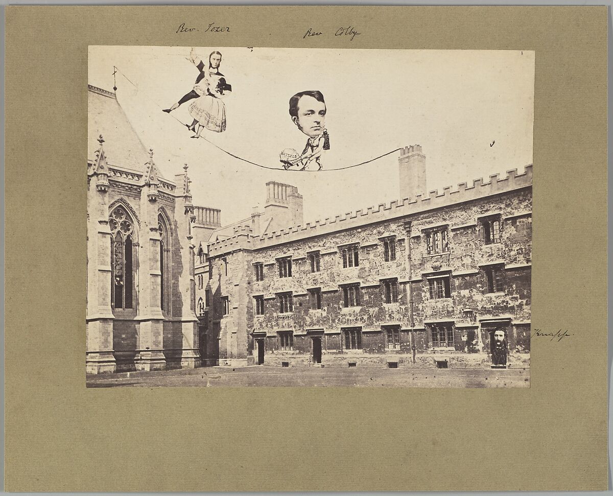 [Montage of Ecclesiastical Figures Posed in Political Satire], Unknown (British), Albumen silver print 