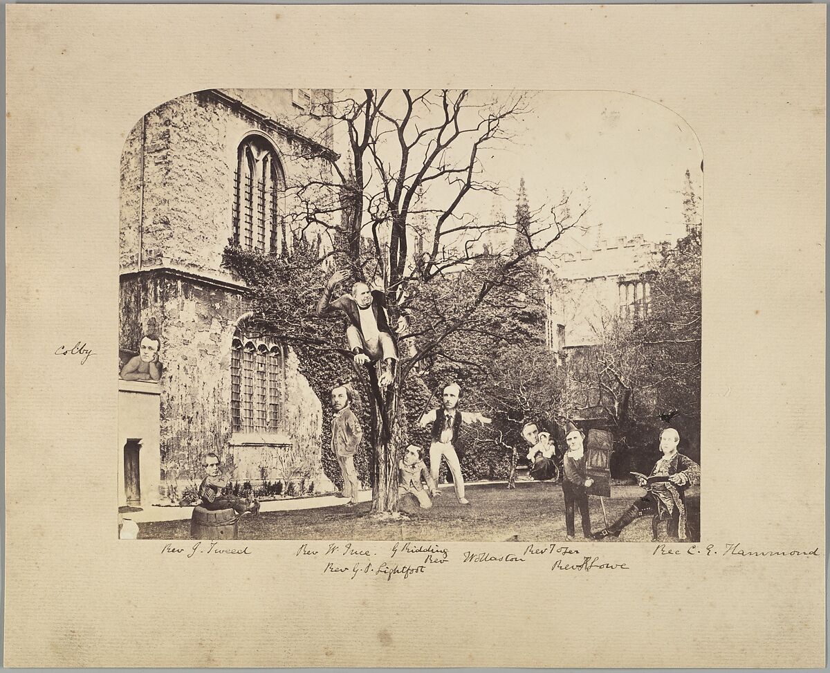 [Montage of Ecclesiastical Figures Posed in Political Satire], Unknown (British), Albumen silver print 