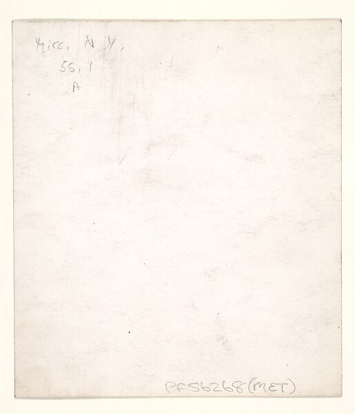 [Man in Undershirt Standing in Doorway, Woman Leaning on Window Sill, 406 West 25th Street, New York], Sid Grossman (American, 1913–1955), Gelatin silver print