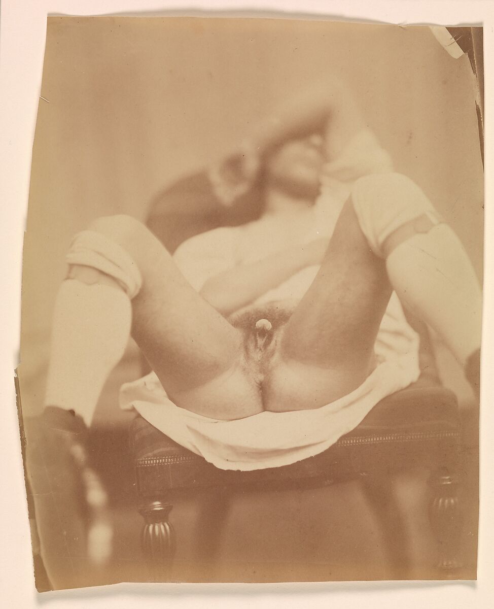 Hermaphrodite, Nadar (French, Paris 1820–1910 Paris), Albumen silver print from glass negative 