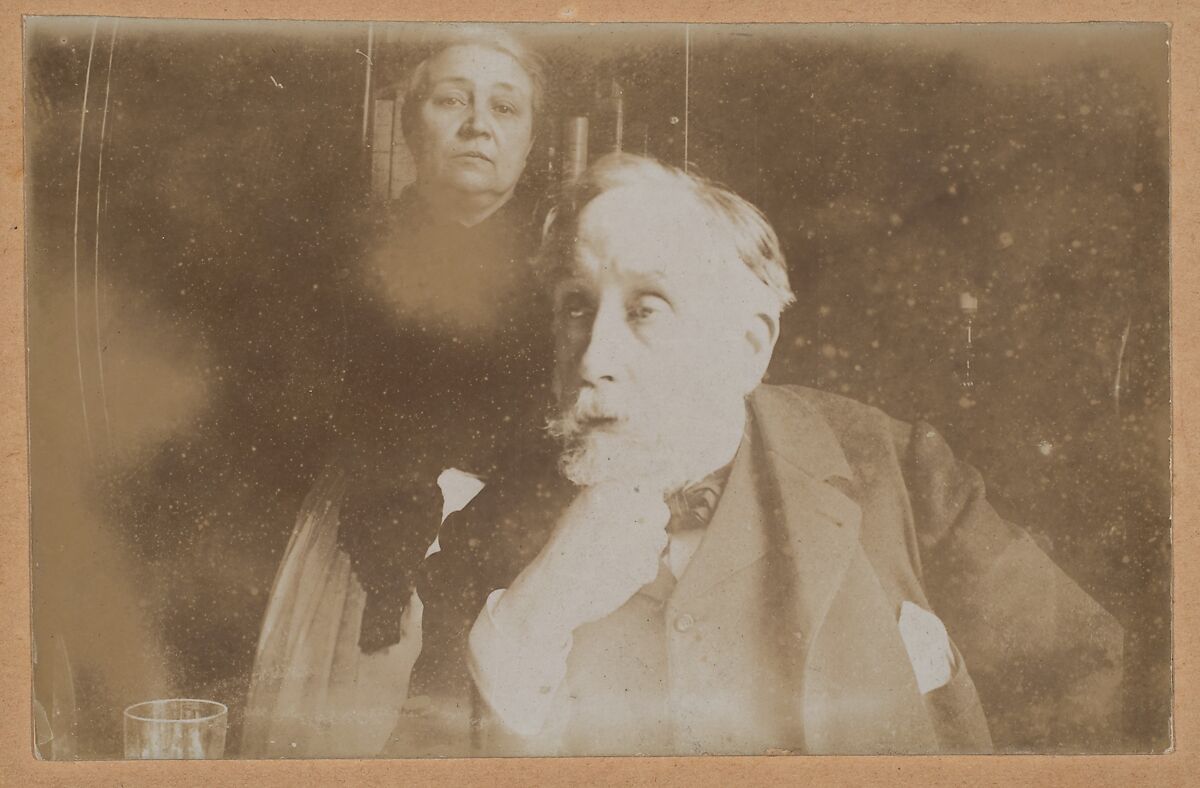 [Self-Portrait with Zoé Closier], Edgar Degas  French, Gelatin silver print