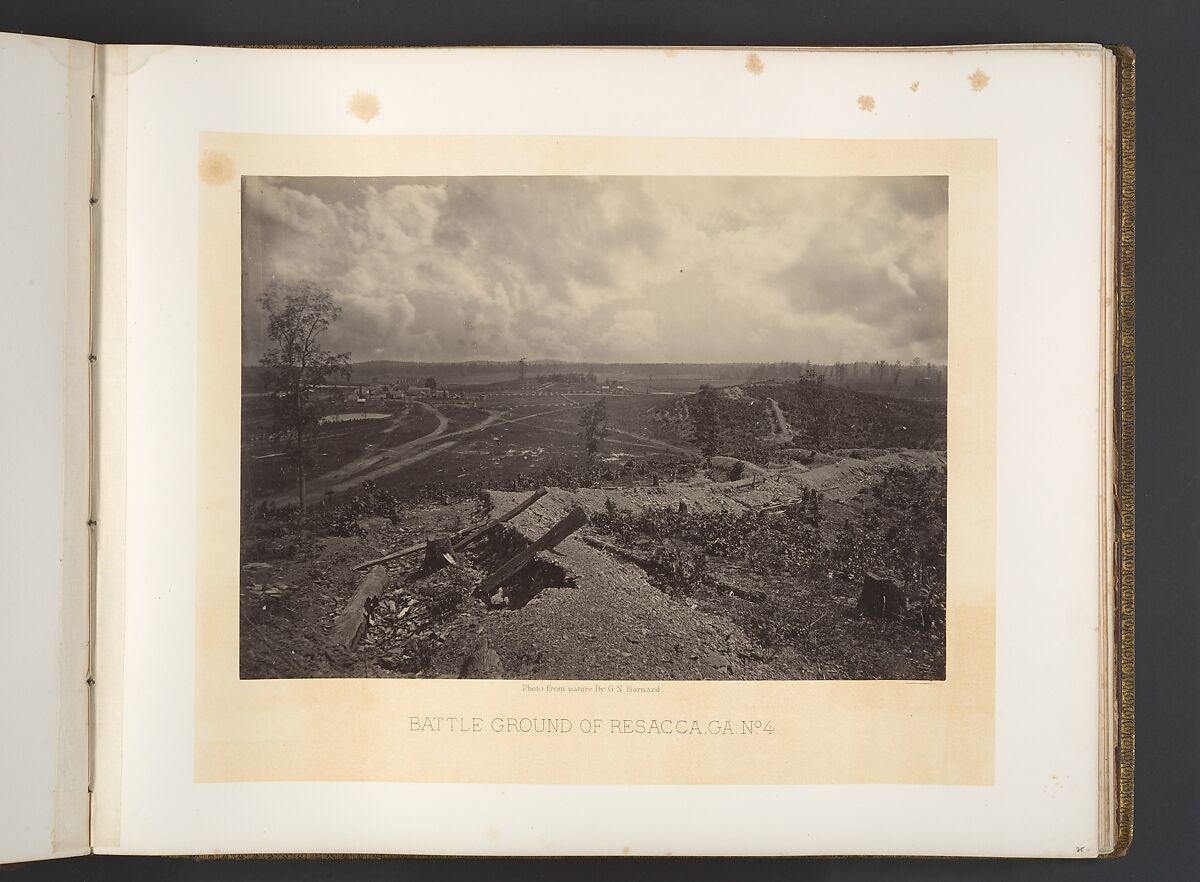 Battle Ground of Resacca, Georgia No. 4, George N. Barnard (American, 1819–1902), Albumen silver print from glass negative 