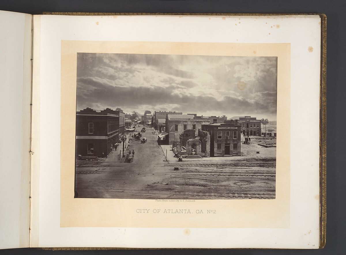 City of Atlanta, Georgia No. 2, George N. Barnard (American, 1819–1902), Albumen silver print from glass negative 