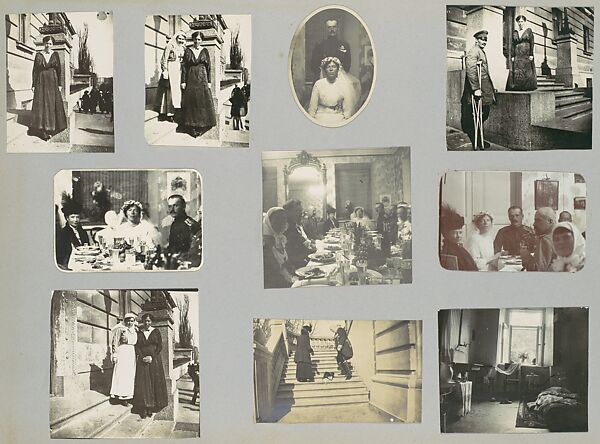 [Personal Travel Album Made by the Dowager Empress Maria Feoderovna Showing Events in the Daily Life of the Russian Imperial Family], Dowager Empress Maria Feodorovna (Russian, born Denmark, Copenhagen 1847–1928 Copenhagen), Gelatin silver prints; photomechanical prints