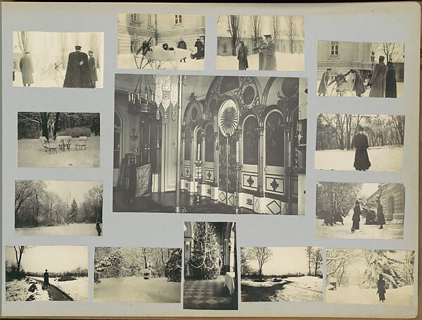 [Personal Travel Album Made by the Dowager Empress Maria Feoderovna Showing Events in the Daily Life of the Russian Imperial Family], Dowager Empress Maria Feodorovna (Russian, born Denmark, Copenhagen 1847–1928 Copenhagen), Gelatin silver prints; photomechanical prints