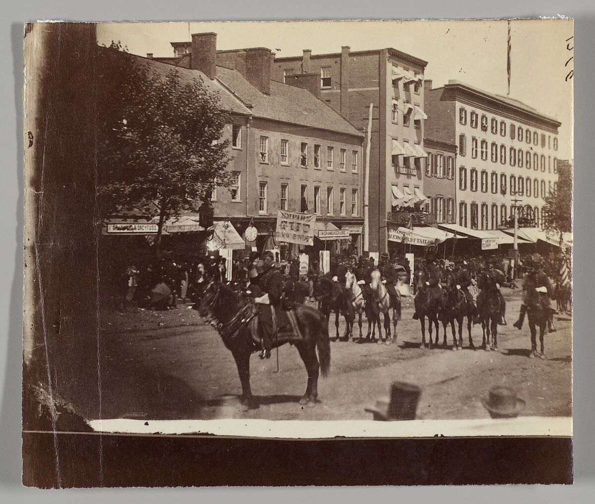 [Grand Army Review, Washington, D.C.], Alexander Gardner (American, Glasgow, Scotland 1821–1882 Washington, D.C.), Albumen silver print from glass negative 