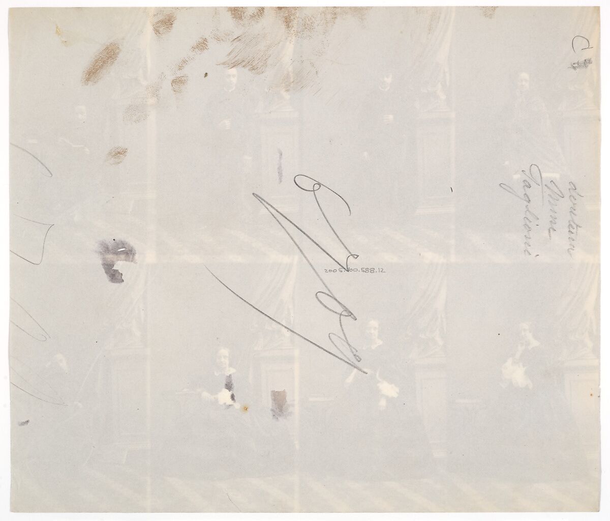 Taglione, André-Adolphe-Eugène Disdéri (French, Paris 1819–1889 Paris), Albumen silver print from glass negative