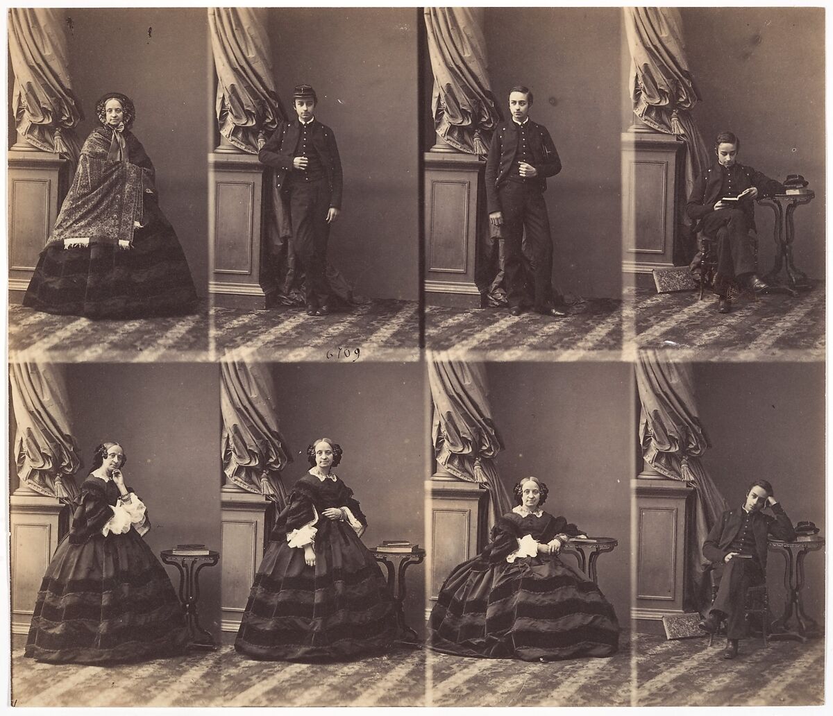 Taglione, André-Adolphe-Eugène Disdéri (French, Paris 1819–1889 Paris), Albumen silver print from glass negative 