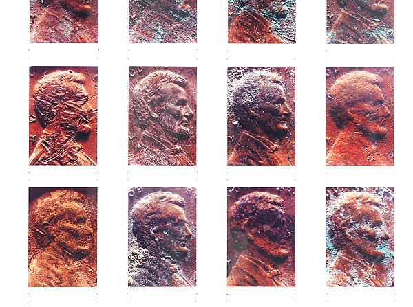 Copperhead Grid, Moyra Davey (American, born Toronto, 1958), Chromogenic prints