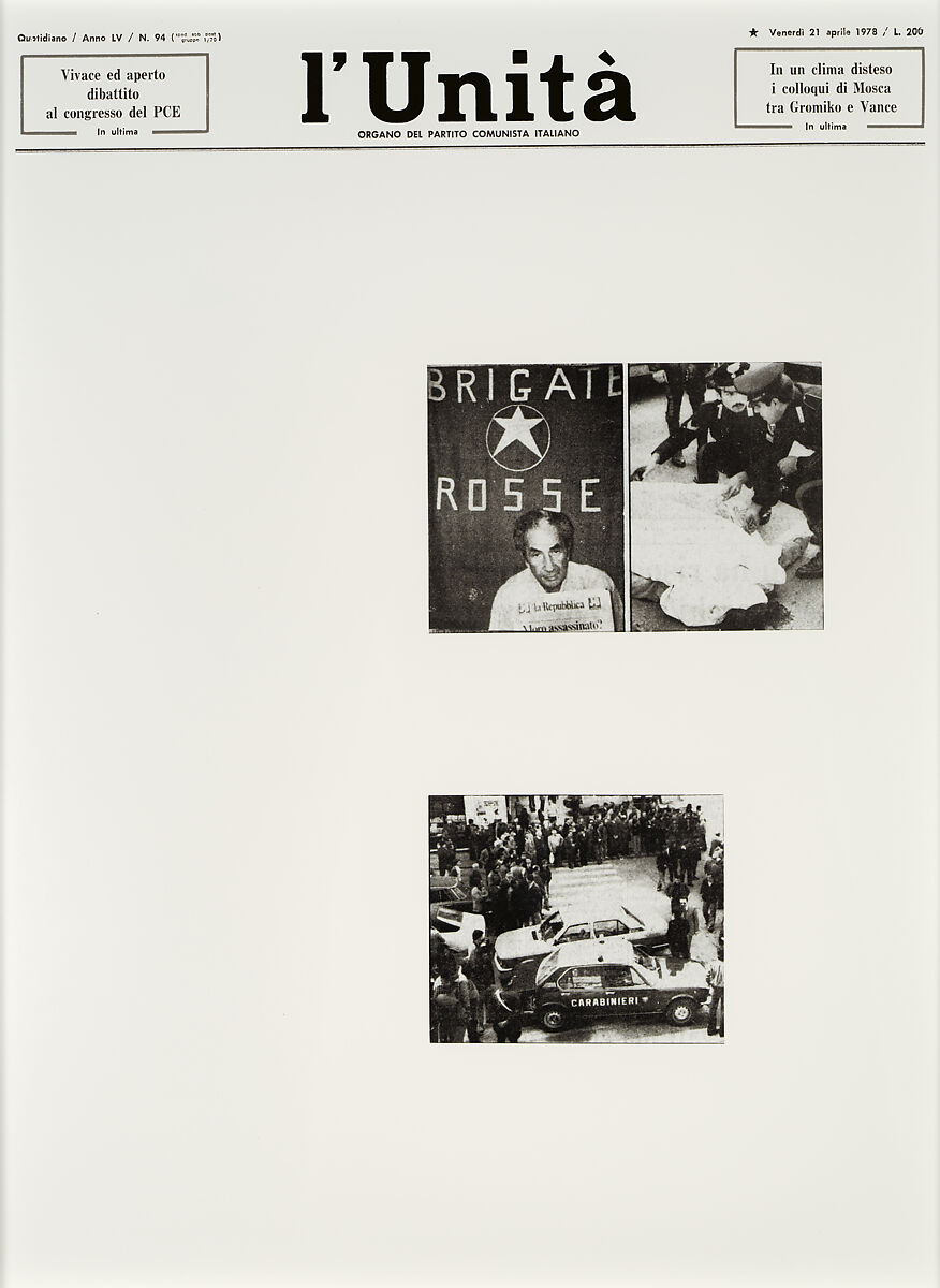 April 21, 1978, Sarah Charlesworth (American, East Orange, New Jersey 1947–2013 Hartford, Connecticut), Chromogenic prints