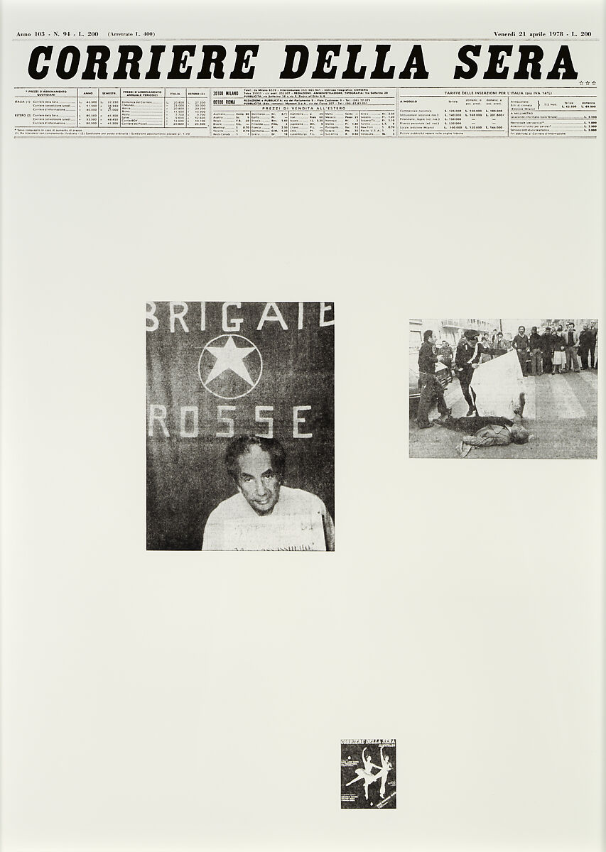 April 21, 1978, Sarah Charlesworth (American, East Orange, New Jersey 1947–2013 Hartford, Connecticut), Chromogenic prints