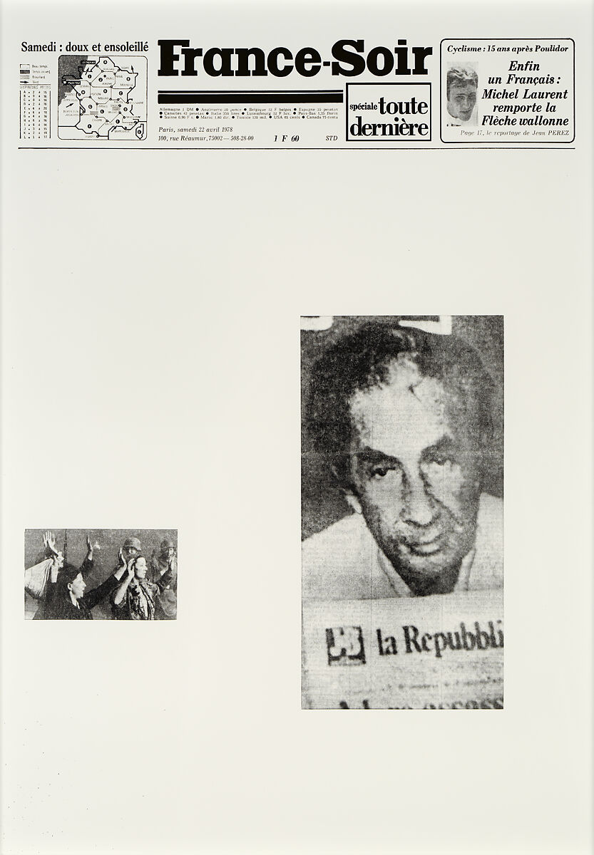 April 21, 1978, Sarah Charlesworth (American, East Orange, New Jersey 1947–2013 Hartford, Connecticut), Chromogenic prints