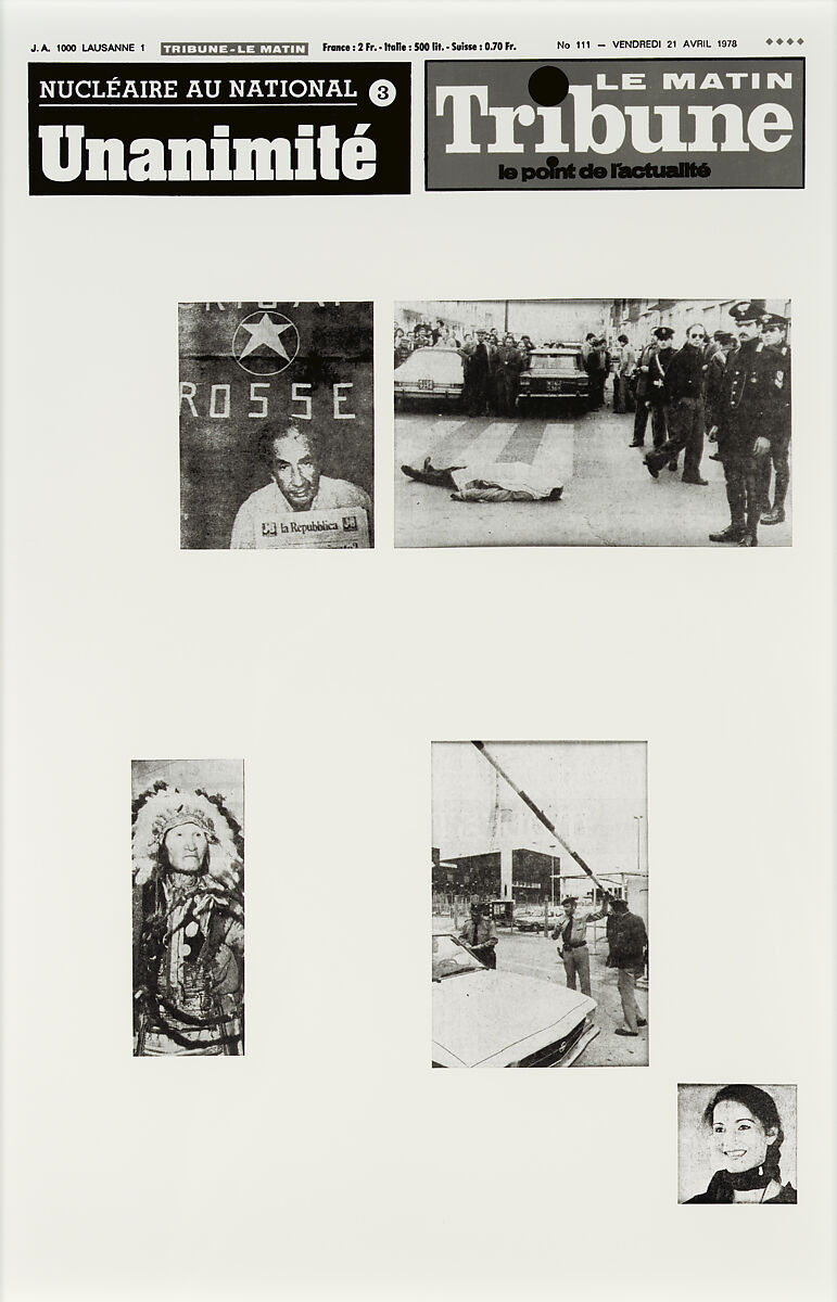 April 21, 1978, Sarah Charlesworth (American, East Orange, New Jersey 1947–2013 Hartford, Connecticut), Chromogenic prints