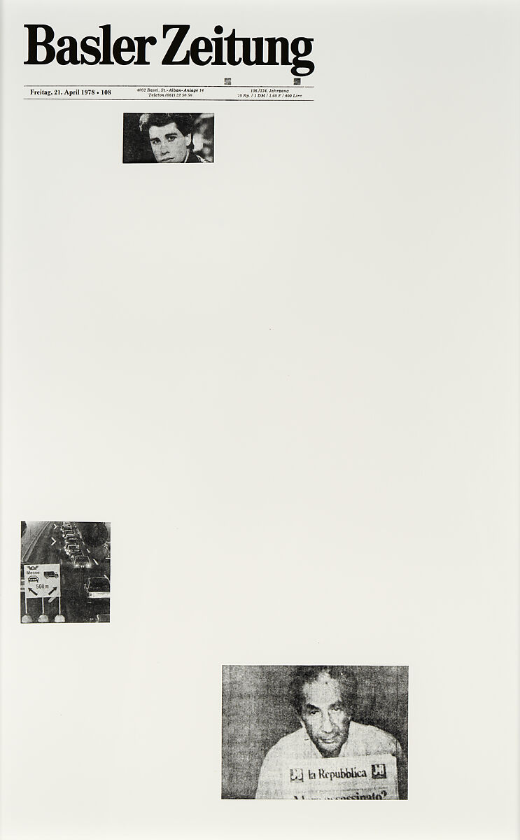 April 21, 1978, Sarah Charlesworth (American, East Orange, New Jersey 1947–2013 Hartford, Connecticut), Chromogenic prints