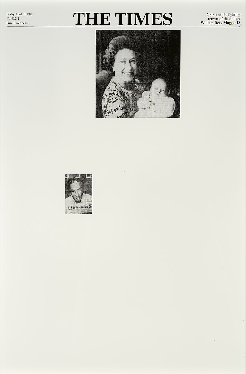 April 21, 1978, Sarah Charlesworth (American, East Orange, New Jersey 1947–2013 Hartford, Connecticut), Chromogenic prints