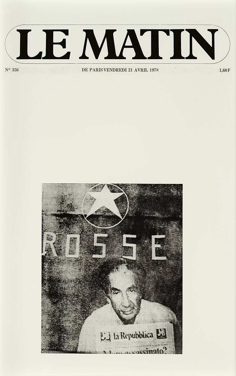 April 21, 1978, Sarah Charlesworth (American, East Orange, New Jersey 1947–2013 Hartford, Connecticut), Chromogenic prints