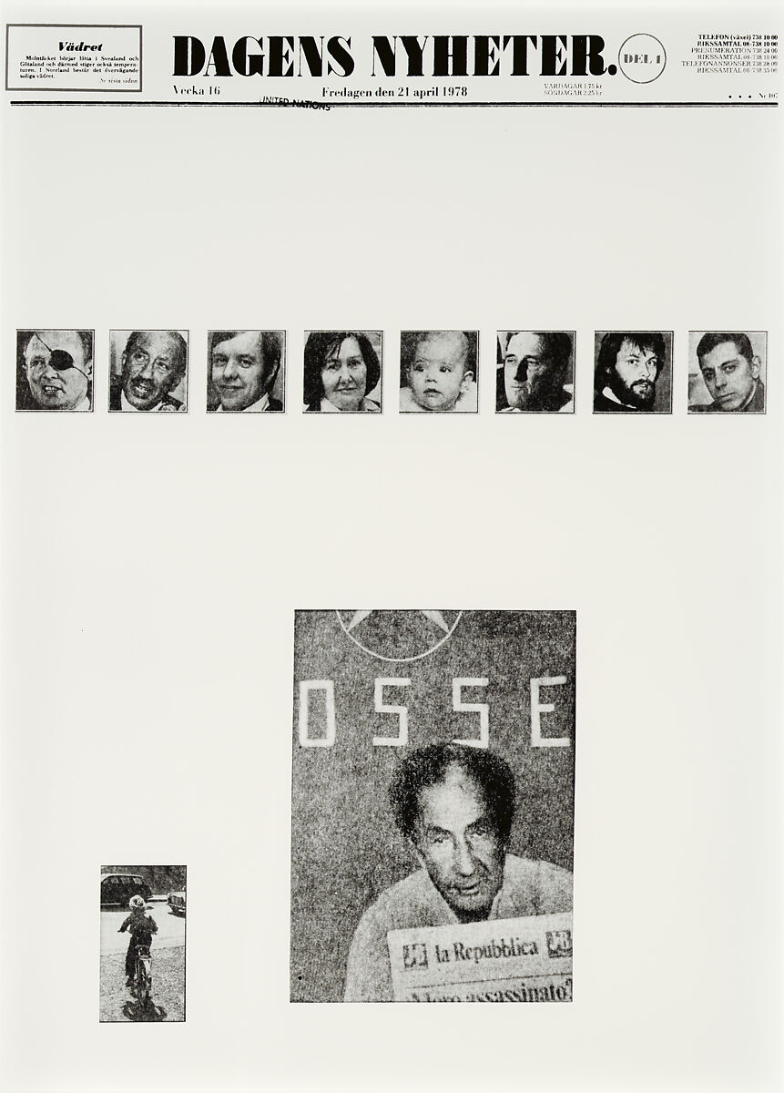 April 21, 1978, Sarah Charlesworth (American, East Orange, New Jersey 1947–2013 Hartford, Connecticut), Chromogenic prints