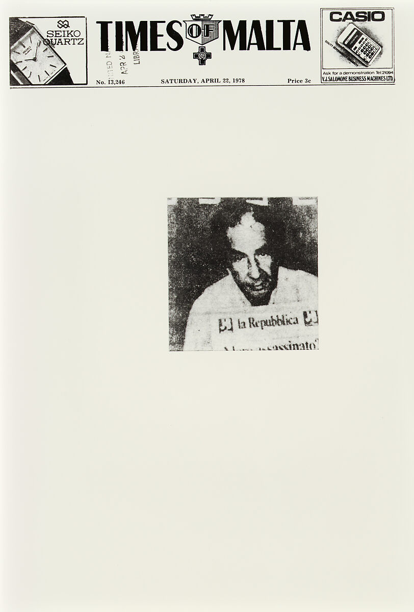 April 21, 1978, Sarah Charlesworth (American, East Orange, New Jersey 1947–2013 Hartford, Connecticut), Chromogenic prints