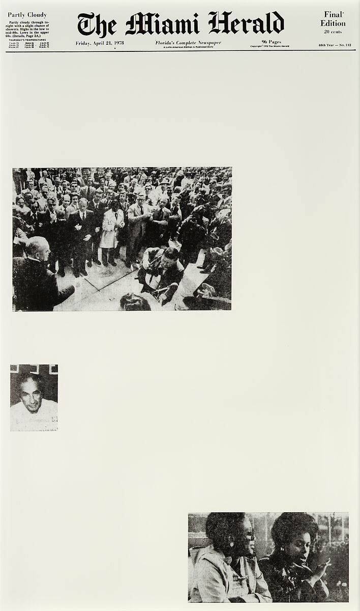 April 21, 1978, Sarah Charlesworth (American, East Orange, New Jersey 1947–2013 Hartford, Connecticut), Chromogenic prints