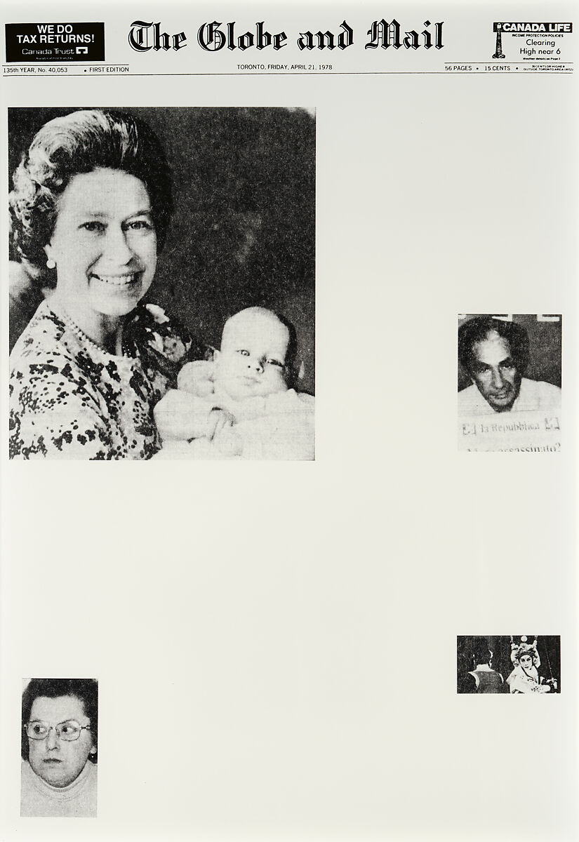 April 21, 1978, Sarah Charlesworth (American, East Orange, New Jersey 1947–2013 Hartford, Connecticut), Chromogenic prints