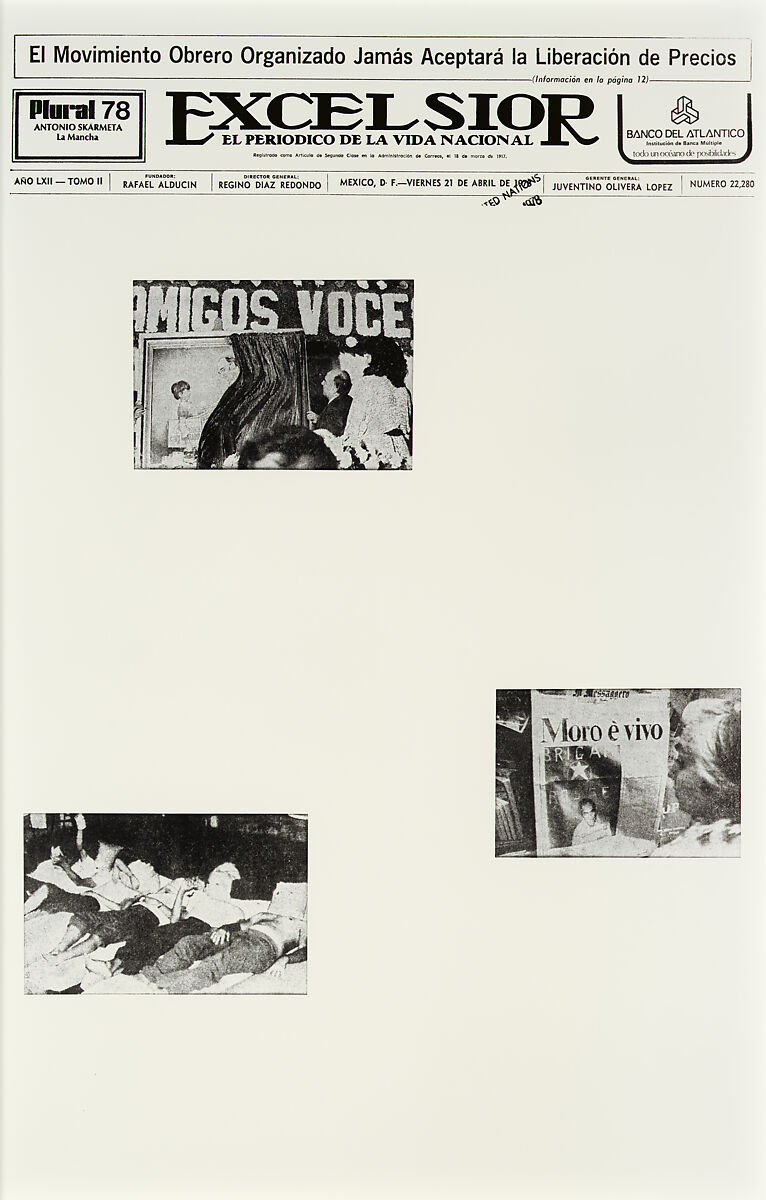 April 21, 1978, Sarah Charlesworth (American, East Orange, New Jersey 1947–2013 Hartford, Connecticut), Chromogenic prints