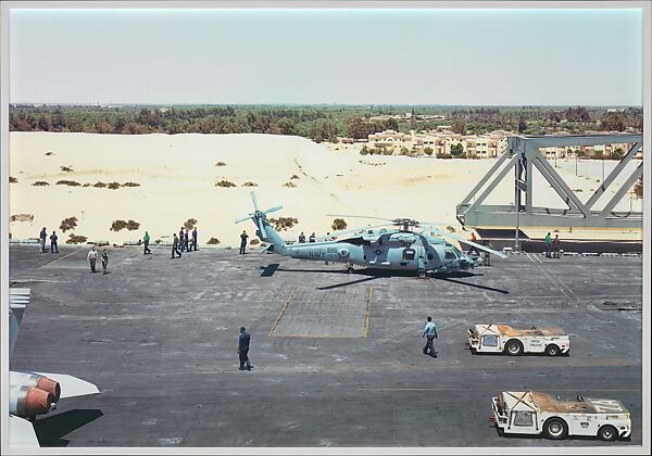 Suez Canal Transit, USS Dwight Eisenhower, Egypt, An-My Lê (American, born Saigon, 1960), Inkjet prints 