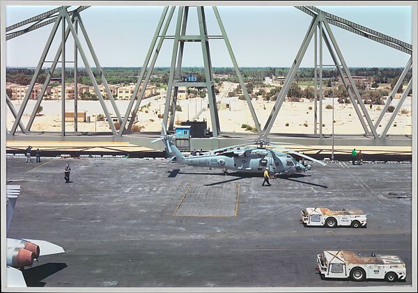 Suez Canal Transit, USS Dwight Eisenhower, Egypt, An-My Lê (American, born Saigon, 1960), Inkjet prints