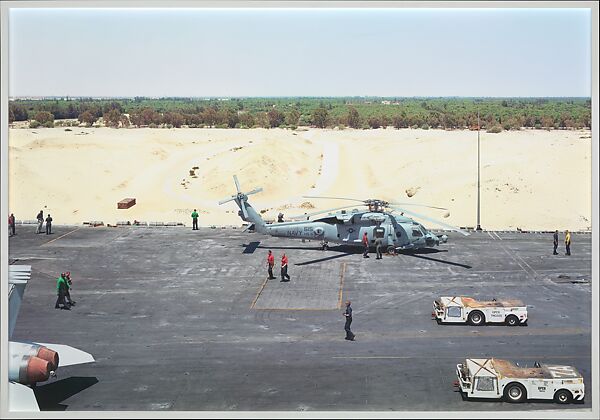Suez Canal Transit, USS Dwight Eisenhower, Egypt, An-My Lê (American, born Saigon, 1960), Inkjet prints