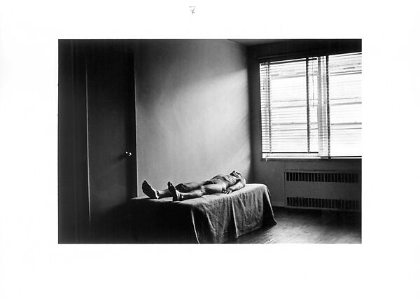 The Spirit Leaves the Body, Duane Michals (American, born McKeesport, Pennsylvania, 1932), Gelatin silver prints (7)