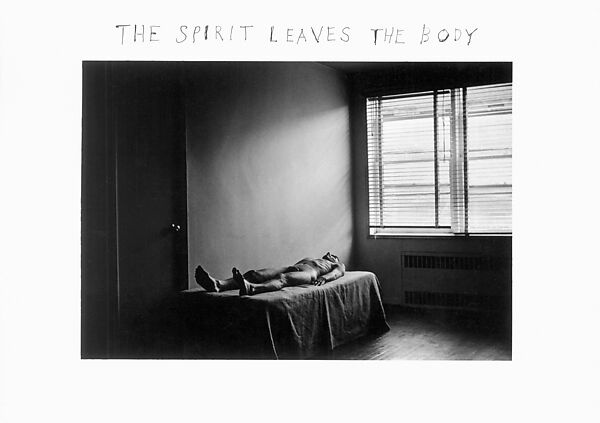 The Spirit Leaves the Body, Duane Michals (American, born McKeesport, Pennsylvania, 1932), Gelatin silver prints (7)