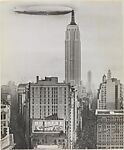 [Dirigible Docked on Empire State Building, New York], Unknown, Gelatin silver print