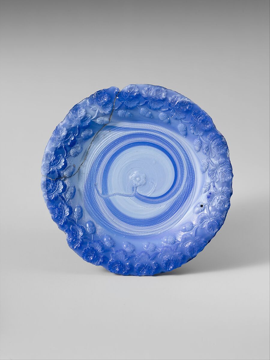 Cup Plate, Probably Boston &amp; Sandwich Glass Company (American, 1825–1888, Sandwich, Massachusetts), Lacy pressed glass, American 