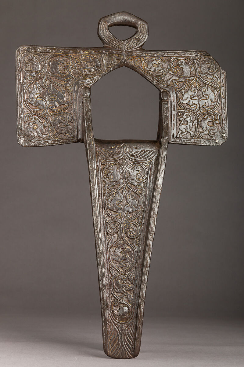 Stirrup, Iron, silver, Mexican 
