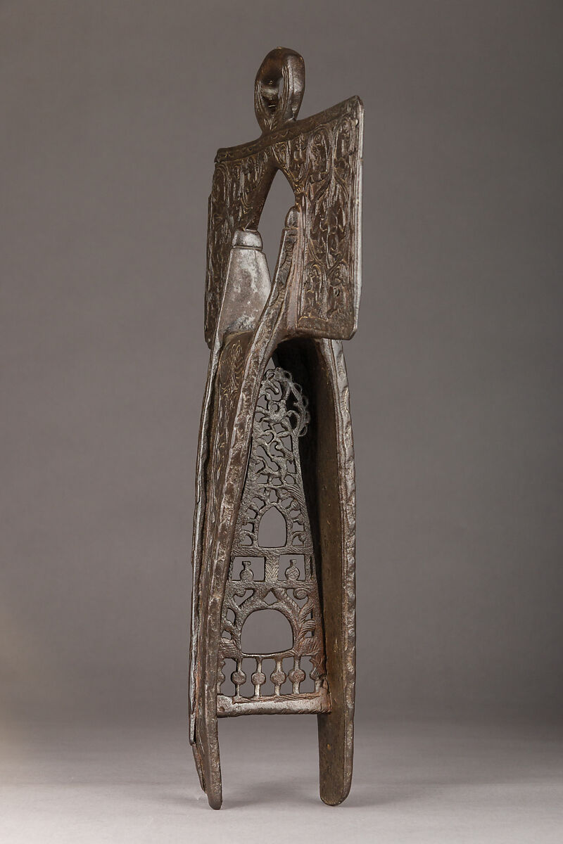 Stirrup, Iron, silver, Mexican