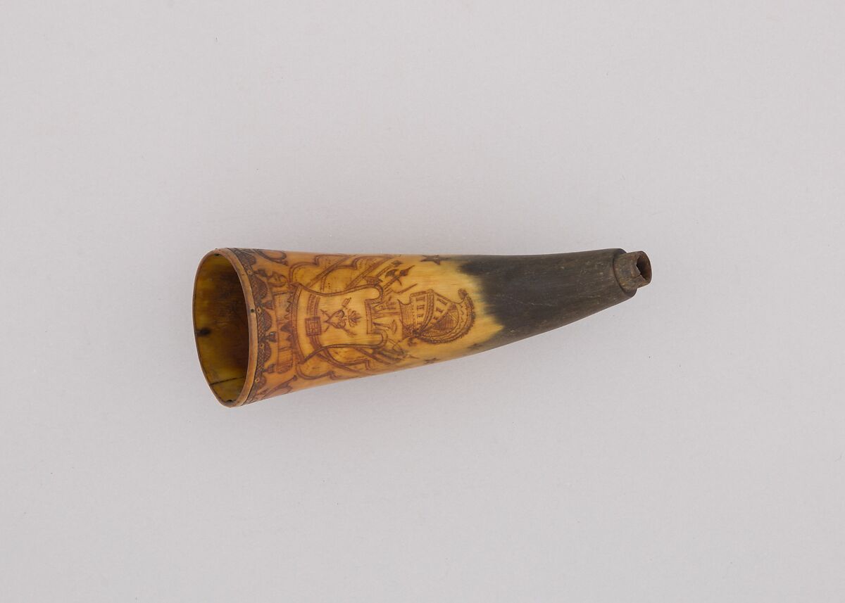 Powder Horn, Horn (cow), American