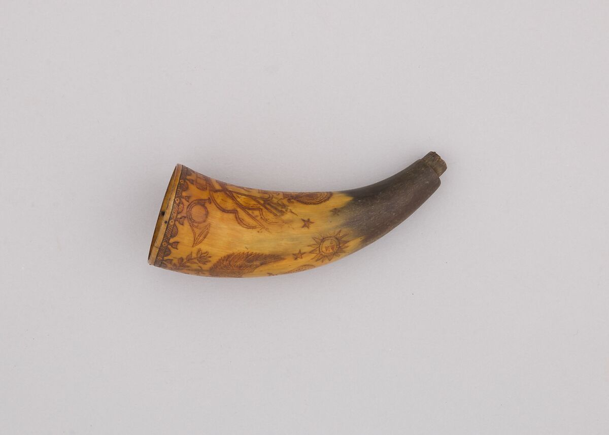 Powder Horn, Horn (cow), American 